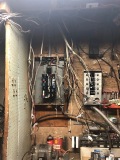 Before during and after of an electrical circuit breaker panel upgrade with a generator setup