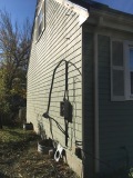 Outside main electrical service upgrade