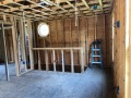 New construction electrical rough wiring before insulation and sheetrock
