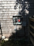 Outside main electrical service upgrade