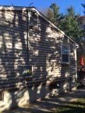 Outside main electrical service upgrade