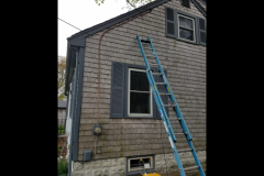 Outside main electrical service upgrade