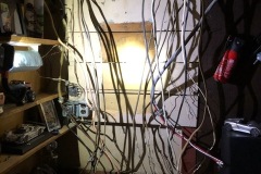 Fuse panel to circuit breaker upgrade before during and after