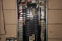 Fuse panel to circuit breaker upgrade before during and after