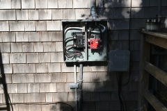 Outside main electrical service upgrade
