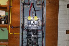 Leaking Service Upgrade Panel After