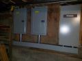 GENERATOR TRANSFER SWITCH AND MAIN SERVICE PANELS