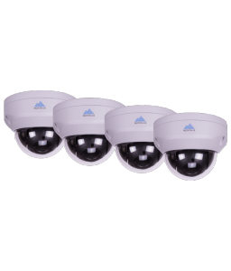 Montavue MTZ2040-4PK Pan-Tilt-Zoom (PTZ) Speed Dome Camera with 1080P HD Resolution, 4x Zoom, and Color Night Optics (4-Pack)