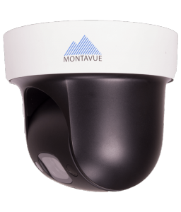 Montavue MTZ2040-IR Indoor Pan-Tilt-Zoom (PTZ) IP PoE Camera 4x Zoom, Color Night Optics,with 1080P HD Resolution, 100ft of IR Night Vision, & Built-in Audio Mic (4-Pack)