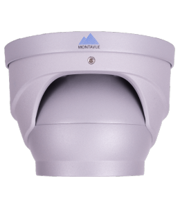 Montavue Home Security System 4 Channel NVR w/ 4 4MP IP Security Audio Turret Cameras, Color Night Optics, IR Night Vision & metal housing – MTIP80414T